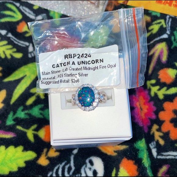 bomb party Jewelry Ring Bomb Party Fcau 2424 Midnight Fire Opal